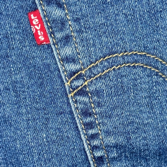 Levi's 18W Women's Ribcage Straight Ankle Button Jeans Summer Slide Light Indigo - Picture 5 of 6